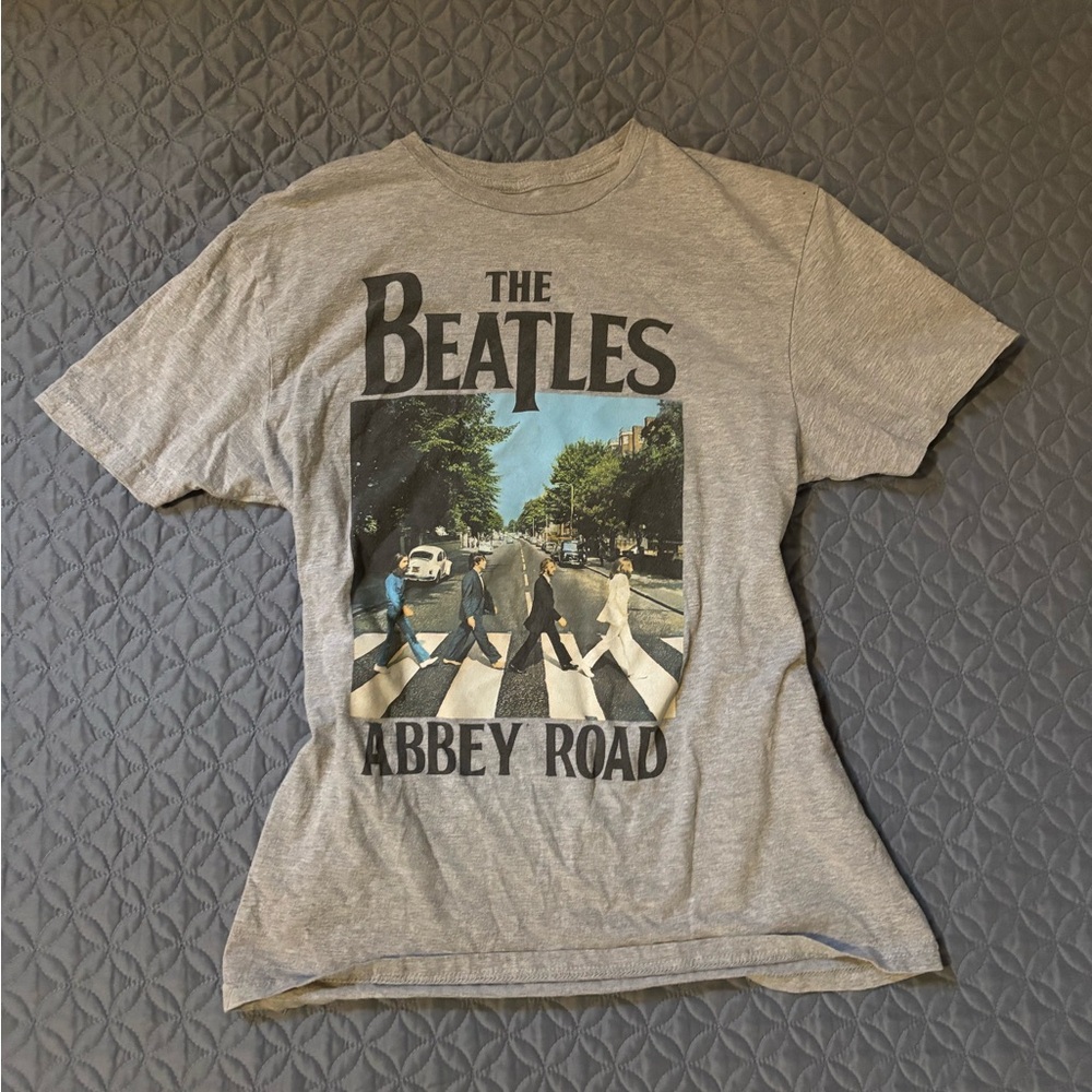 The Beatles Abbey Road Gray Tee